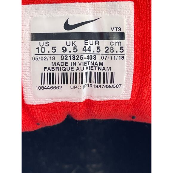 Nike Air Max 97 Midnight Navy Blue White Leather 921826-403 Size 10.5 Men - Picture 8 of 8